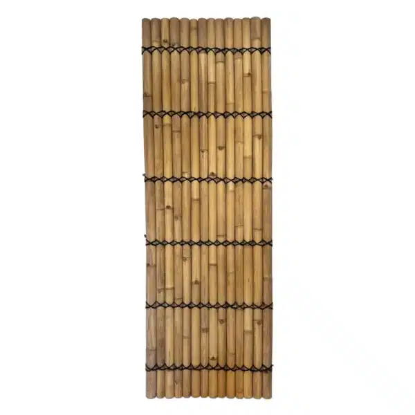 Bamboe Schutting Halfrond Naturel