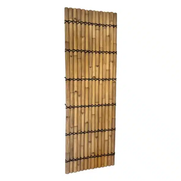 Bamboe Schutting Halfrond Naturel 90 x 270 cm - Afbeelding 2