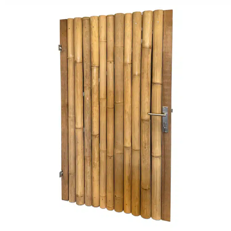 Bamboe Linksdraaiende Poortdeur Giant Naturel 100 x 180 cm