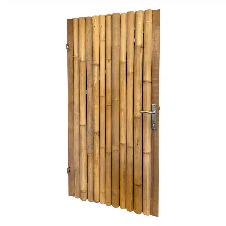 Bamboe Linksdraaiende Poortdeur Giant Naturel 100 x 200 cm