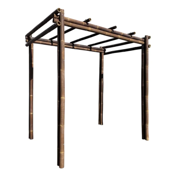 Zwarte Bamboe Pergola Bali 200 x 300 cm