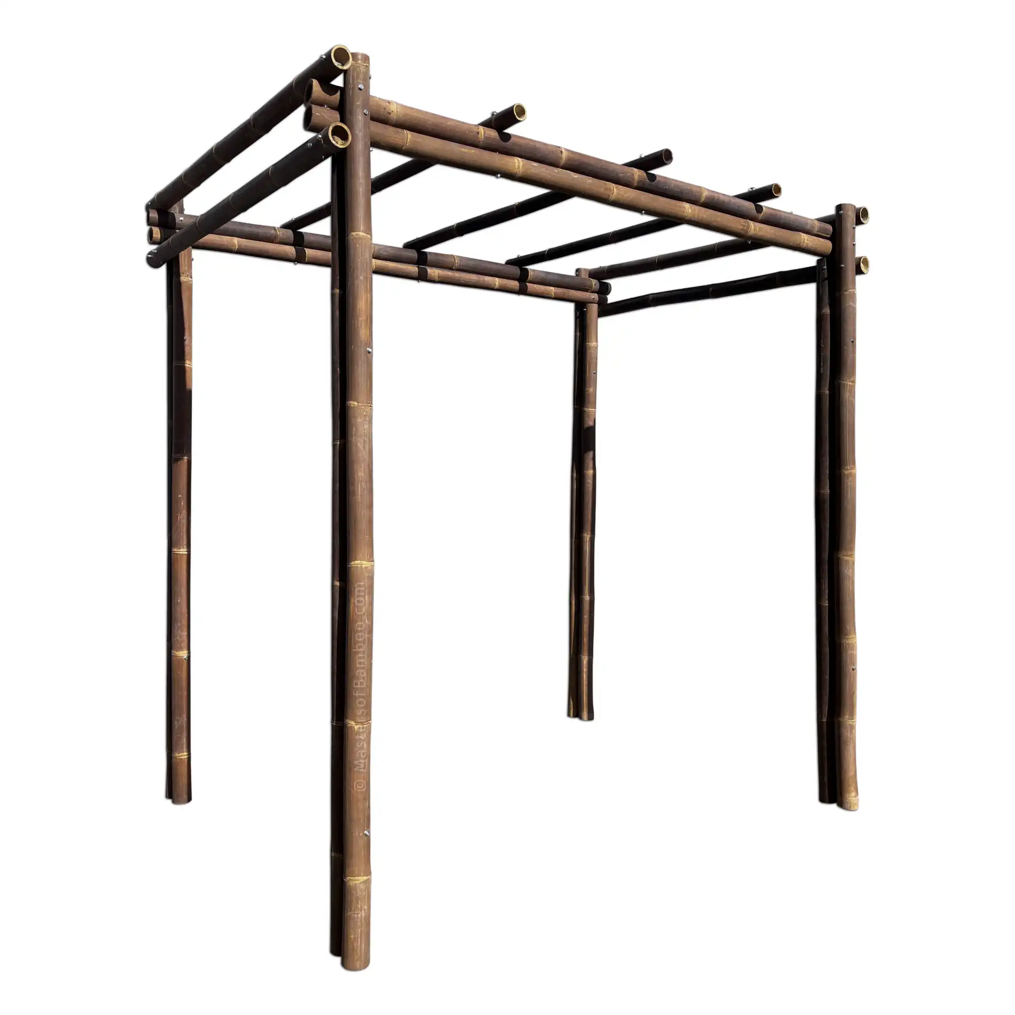 Zwarte Bamboe Pergola Bali 200 x 300 cm