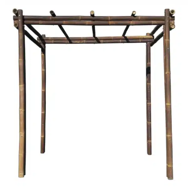 Zwarte Bamboe Pergola Bali 200 x 300 cm - Afbeelding 2